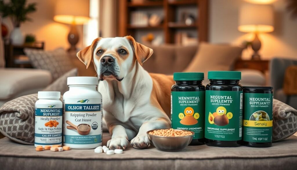 Nahrungsergänzung Seniorenhund