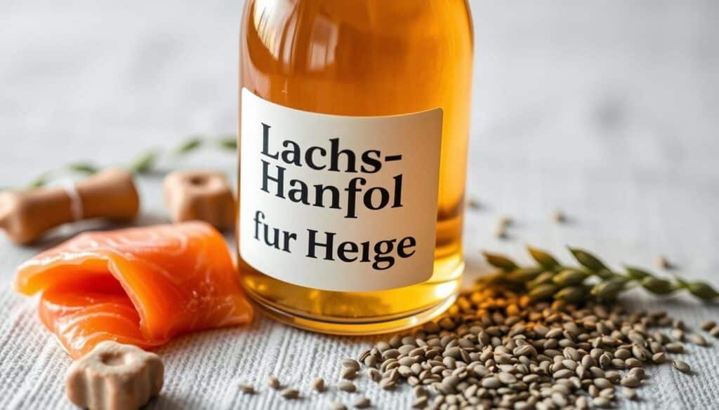 Lachs-Hanföl für Hunde