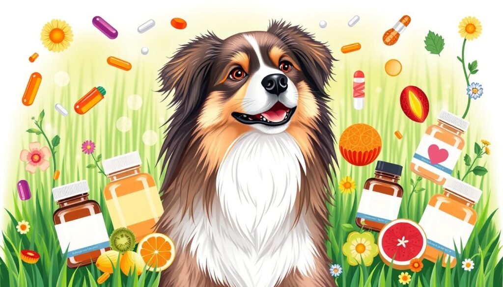 Vitamine für Hunde bei Haarausfall