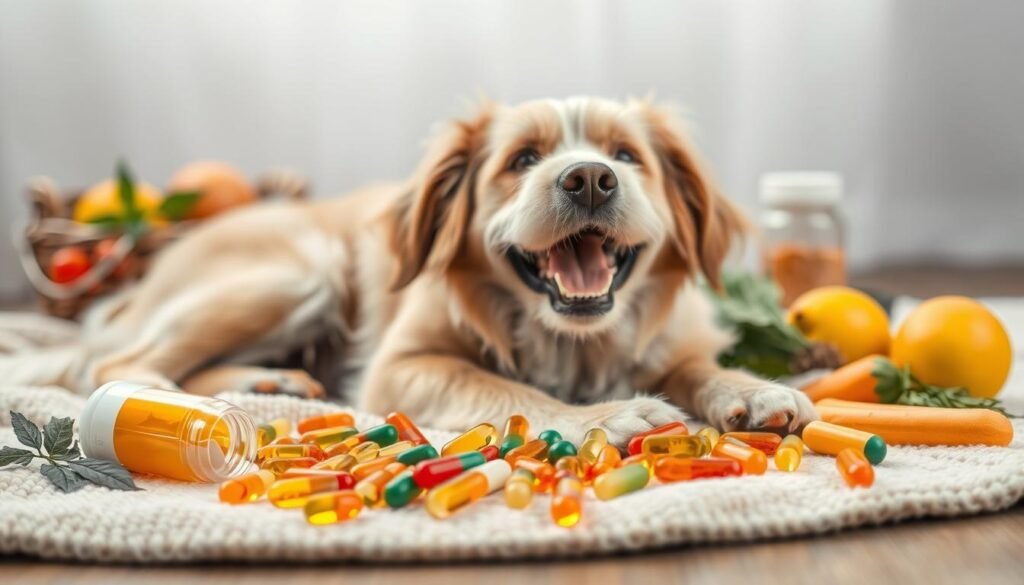 Vitamine für Hunde im Alter